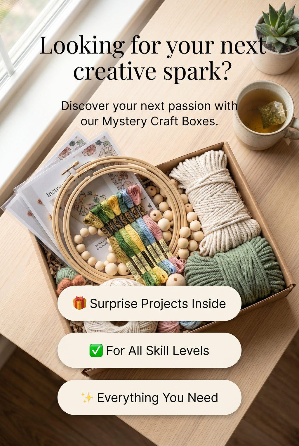 DIY craft boxes